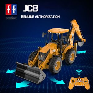 ElectricRC Car Double E E589 RC Excavator tractor 24G 6 Channel Radio controlled car 6CH electric Digger Truck toys for boys children Gift 230630