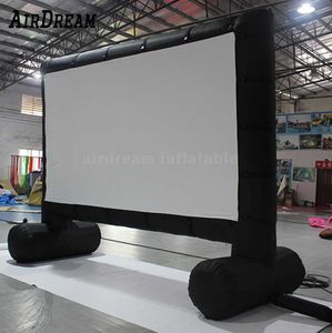 4m-8m high quality Inflatable Outdoor Projector Movie film Screen Blow Up Mega Screens Cinema Home theatre