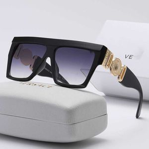 Versage Fashion Vercace Sunglasses Men Women Sunglass Fashion Glasses Trend Glasses Slimming Sunglasses Protection Luxury Black