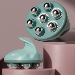 Face Massager 7 Bead Multifunktionell Massage Roller Ball Professional Pressoterapi Portabelt Vacker hälsovårdsinstrument 230701