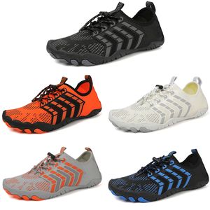 2023 Anti-slip wear resistant mesh casual shoes men black gray blue white orange trainers outdoor for all terrains