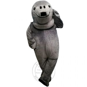 Costume della mascotte del tricheco dei leoni marini super carino Carnevale in maschera Abbigliamento da spettacolo di carnevale Costumi dei cartoni animati