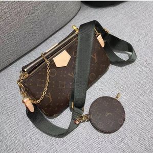 Borse firmate Borsa a tracolla fiore vecchio Famoso floreale classico MULTI POCHETTE Pochette Moda in rilievo Borsa a tracolla da donna di lusso Grande capacità 3 pezzi 7 cinturini colorati