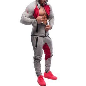 Moda-uomo Pantaloni da bodybuilding Allenamento da palestra Jogger Sport Athletic Pantaloni sportivi da uomo slim fit Chandal Hombre Gorilla Wear Animals2ke