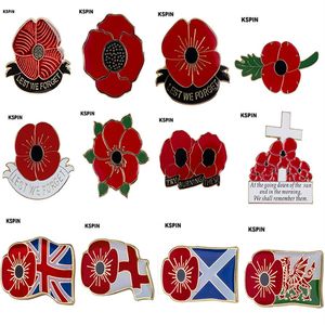 Poppy Flower Lapel Pin Badge 10st MYCKET PIN BADGE 245D