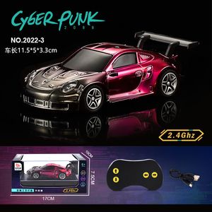 ElectricRC Car 143 Super Small Mini Goldplated Racing Light Light Pocket Control 24G Model 230630