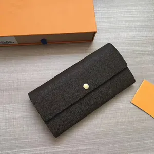 M61734 Micro Designer Wallet للنساء رفرف مفتوح المغلف رفرف Hasp Long Hasp Canvers Leather Coin Pres