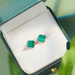 4 Brincos Clover Brincos Designer Brincos Stud Brincos Coração Charm Quatro folhas 4 cores Esmeralda bijuterias da moda vermelho verde Banhado a Ouro 18K #039mulheres meninas