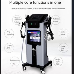 Multifunktionell hudbehandling synthesizer syrgasinfusion introduktion Ultraljudsintroduktionsinstrument Spablekning och rynkor Skönhetssalong