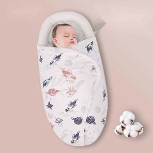 Newborn Baby Carrying Double Layer Pure Cotton Spring, Autumn, and Winter Scarf, Windproof Blanket Thin Sleeping Bag covers swaddle fleece