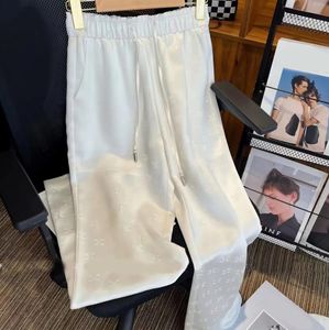 Fall Designer Casual Women pants Straight fit wide leg Pants Fashion Luxury letter Print Asian size S-4XL