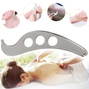 Andra massageföremål GUA SHA Tool Rostfritt stål Manual Skrapning Massage Tools Fysioterapi Märta Relief Myofascial Release Tissue Mobilisering 230701