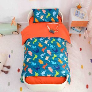 2023 Nya barns täcke Tredelar Baby Crib Kids Twin Boys Bedbling Set Kindergarten Set Cribs Beds