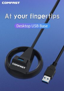 네트워킹 허브 고속 USB 3.0 연장 케이블 Comfast CF-U316 Base with Booster Repeater Extender for usb wifi 어댑터 1.5M 연장 케이블 230701