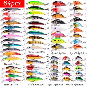 Yemler Lures Aorace Balıkçılık Cazibesi Seti Sert Yem Mini Minnow Yüzen Salıncak Crankbait Çılgın Wobblers Yapay Biyonik Krank 230630