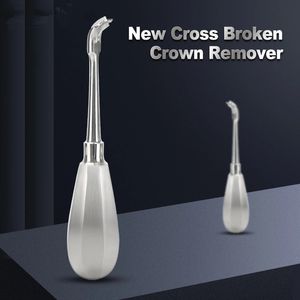 Andra orala hygiener Dental Cross Broken Crown Hiss Rostfritt stål Forcc Cross -formad Remover Integral Casting 230701