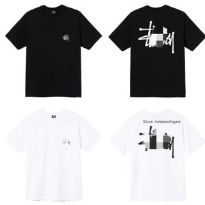 2023 Fashion Mens Designer SY Print T Shirts Black New Style Polos T-Shirt Men Women High Quality Short Sleeve Tees S-xl