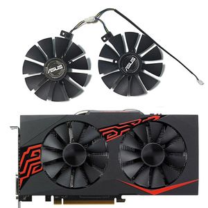 Lüfter T129215bu 88mm FDC10U12S9C RX580 570 Lüfter für Arez Asus Radeon RX 470 4 GB Mining 570 580 Expedition OC Graphics Cooling Lüfter