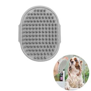 PET -schampo badborste lugnande massagekam Justerbart ringhandtag Långt korta hundar Katter Grooming Tools HW0042