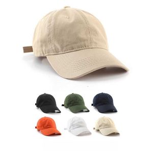 Women's High-end Summer Wash Baseball Men's and Women's Color Korean Version Soft Top Cap