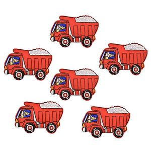 DIY DUMP TRUCK PLATHES do odzieży Iron Hafted Patch Applique Iron na łatach do szycia Akcesoria Zakładki na ubrania301g