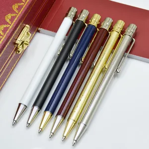 Wysokiej jakości Santos Series CT metalowy ballpoint pen mini małe wydanie biurowe biurowe papiery papiernicze piszące gładkie długopisy z numerem seryjnym