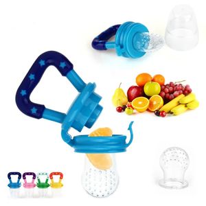 Silikon Drinkware Fruit Tinging Pacifier - säker babymatare för lugnande tandmärta och introducerar fasta livsmedel