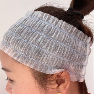 False Eyelashes 10 20 100pcs Disposable Headbands Elastic Non Woven Grafting SPA Hair Salon Bathroom Supplies Lashes Accessories 230701