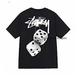 SY Mens T Shirt Designer Shirt Men Tshirt Man Black Tee Womens Clothes Size S-XL T-Shirts 100% Cotton Short Sleeve Black Dice Tees Fashion Oversizwd Tshirts