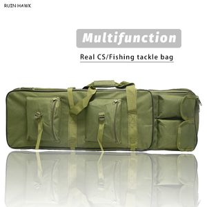 Outdoor Bags sports nylon tactical gun bag military hunting rifle shooting equipment leather cover CS combat game 230630