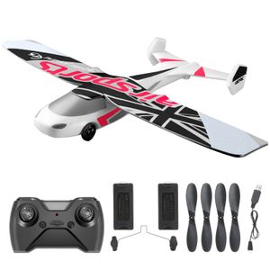 Aereo RC elettrico Aereo RC 2 4GHz Aliante remoto Apertura alare Radiocomando Droni Aerei UAV EPP Regalo per bambini Assemblato Giocattoli modello volante 230703