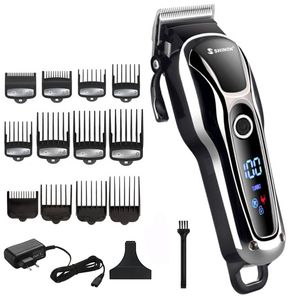 Clippers Trimmers Cordcordless Professional Hair Clipper Electric Hair Trimmer For Men Beard Hair Cutting Machine Barber Haircut Laddningsbar 230701