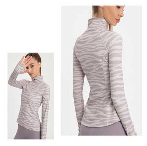 Lulemens Jacket Original Yoga Suit Coat with Label Women's Autumn/Winter Stretch Top Zipper Fitness Running Sports Women 520889