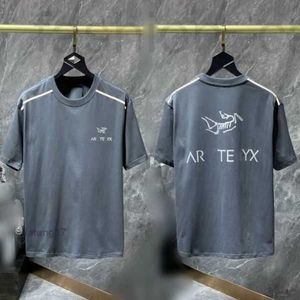Herrt-shirts designer båge t shirt arcterxy kläd tees edition 2023s mångsidig modemärke klassisk färgglada tryck lös unisex 4 thw9 1UKC