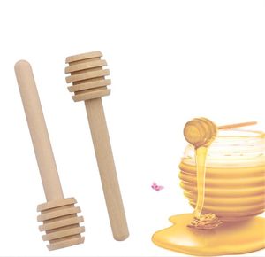 Honey Stir Bar Manico per mescolare Cucchiaio per barattolo Pratico 1 pezzo Mestolo di legno Bastoncini lunghi Forniture Mieli Utensili da cucina Mini Bastone di legno JL1420