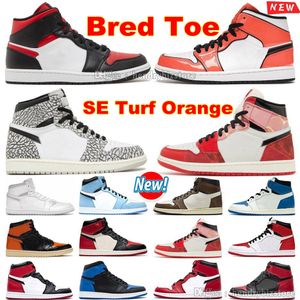 1S White Black Red Bred Toe Turf Orange Basketball Shoes 1 High Next Chapter Spider Verse Light Smoke Grey Neutral Sneakers Palomino Dark Mocha Fragment Trainers