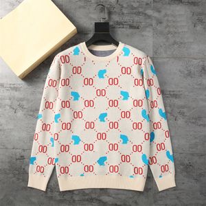 Maglioni firmati da uomo Felpa girocollo multicolore classica manica lunga da donna Autunno inverno mantieni caldo maglione pullover tinta unita di alta qualità