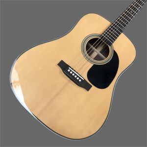 2022 NY 41 6-sträng akustisk gitarr. Spruce Veneer och Rosewood Back and Sides, Ebony Fretboard, Abalone Shell Inlay, Supe