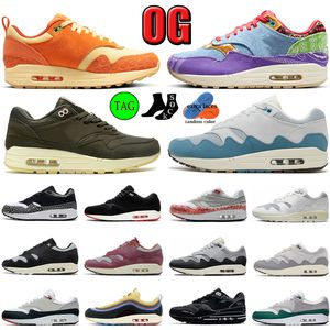 Scarpe da corsa all'aperto da uomo 87 1s Somos Famillia Baroque Brown Wheat Concepts 1 Far Out Wabi-Sabi Patta Waves Kasina Won-Ang Scarpe sportive da donna EUR 36-45