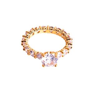 Cluster Rings Bubble Letter Wedding Ring for Couples Real Gold Plated Hip Hop Jewelry Trend 230620