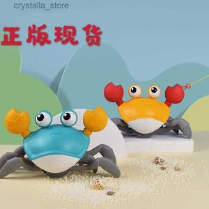Vendita calda Big Crab Bath Toys Clockwork Bambino che gioca in acqua Giocattoli da spiaggia Vasca da bagno per bambini Estate Giocattoli per bambini Regali Giocattoli da bagno L230518