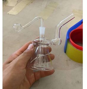 Latest Clear Glass hookah Oil Burner Bottle bong water bubbler smoking pipe Rigs Tool Accessories