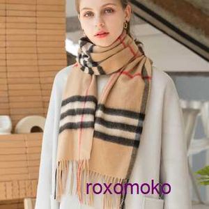 Designer Original Bur Home Winter scarves on sale American bison Women's Scarf Wool Korean Version Versatile Students in Autumn and Thickened Warm Young