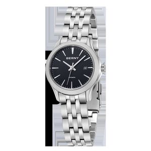 Kvinnors Watche Automatisk mekanisk klocka NH05 Kalender Ladies Simple Dial Sapphire Glass Wristwatches Waterproof 230703