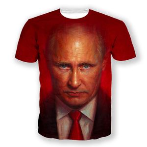 Hip Hop Sportwear Punk Casual Herbst Männer Cool Print Avatar der Putin 3d T-shirt