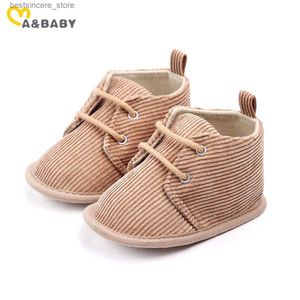 Ma Baby 0-18M Baby First Walkers Toddler Newborn Infant Boy Girl Shoes Ribbed Solid Soft Sole Crib Shoes Autumn Spring L230522