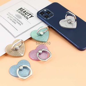 Finger Ring Mobile Phone Holder Stand Heart Shape For phones grip support accessories cell mount telephone smartphone cellphone