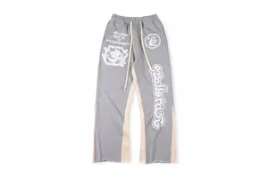 Hellstar Mens Luxury Designers Pants Men Pantsl Studios Red Flare Pants Sweatpants Men Jogger Fashion Hip Hop Casual Pants Hell Star 290