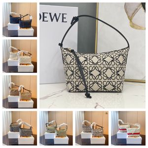 designer bag hobo bag women Anagram jacquard cloth and cow leather Cubi lady box patchwork designer bags handbags crossbody designerbag899 shoulder lows