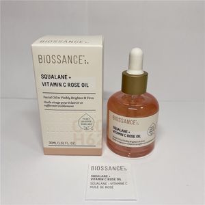 BioSssance Face Oil Serum 50 ml Squalane Copperpeptid Rapid Plumping Serum 1.7Floz 30 ml Squalane Vitamin C Rose Oil 1floz Högkvalitativ hudvård Fast Ship